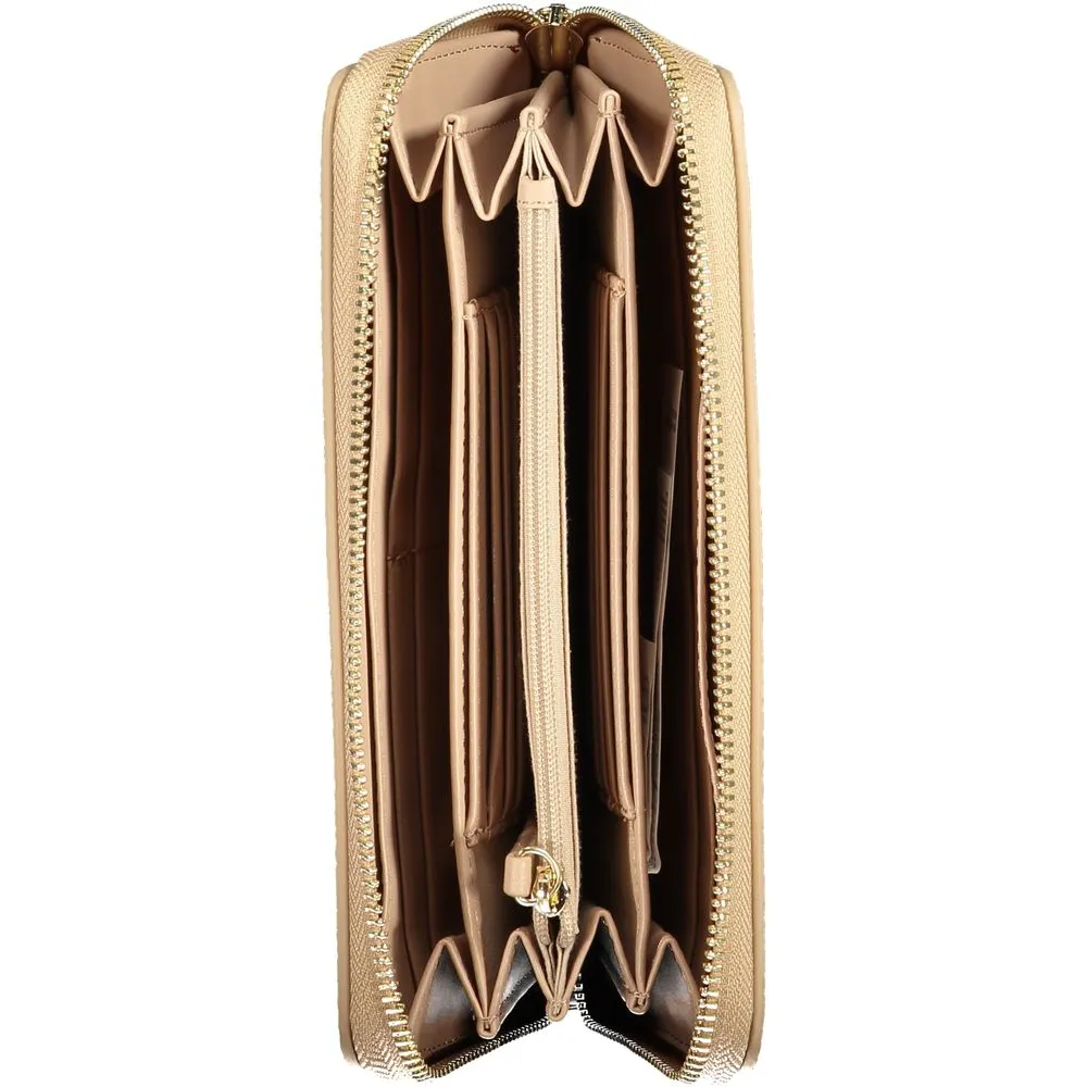 Beige Polyethylene Wallet