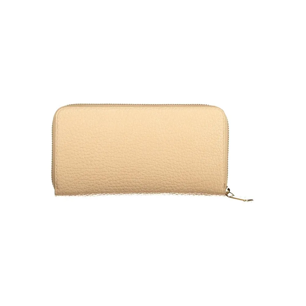 Beige Polyethylene Wallet