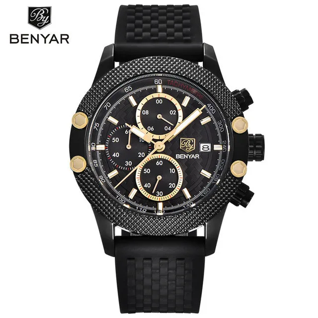 BENYAR Luxury Brand Sport Chronograph