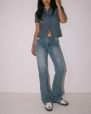 Betty Bootleg Low Rise Jean