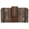 BG2161775W Wallet - Justin - Weathered Tooling