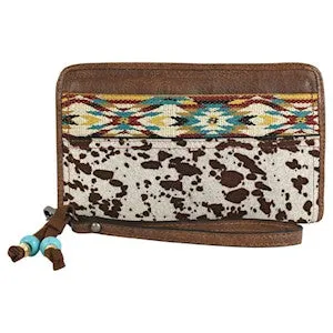 BG23050215W Justin Ladies Wallet Aztec/Cowhide