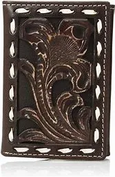 BGA3538402 Wallet-Ariat Tri Fold Buckstitch