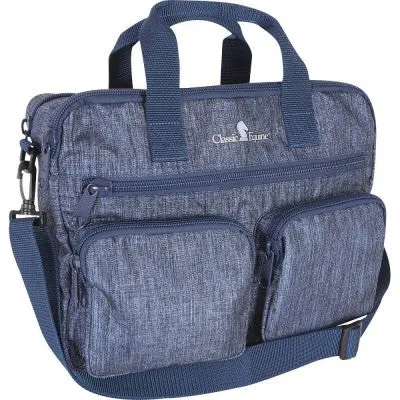 BGCR/LTP--Navy LapTop Bag Classic Equine