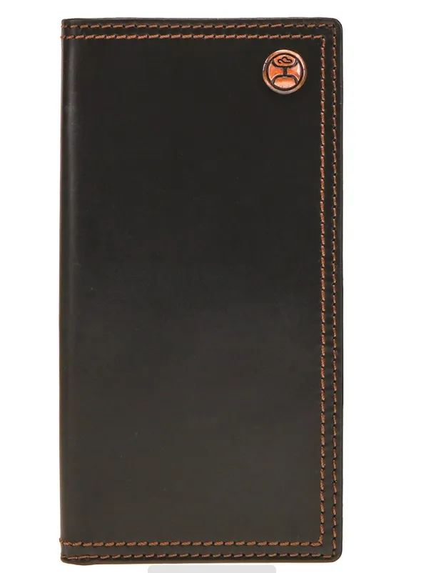 BGHW001--BK Rodeo Wallet - Hooey- "Hooey Classic" Doubled Stitched Edge