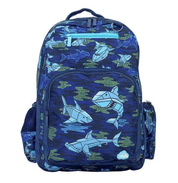 Big Kids Backpack - Robo Shark