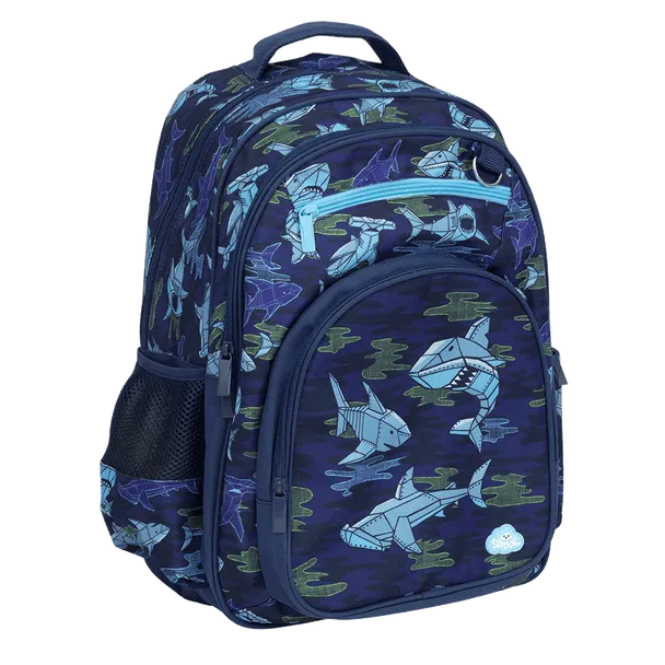Big Kids Backpack - Robo Shark