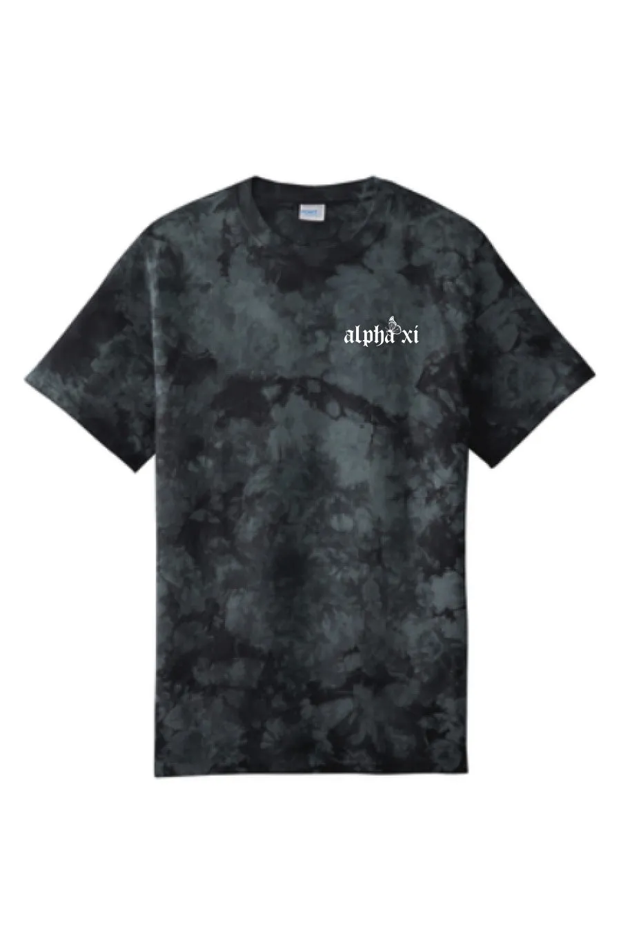 Black Crystal Tie-Dye Tee