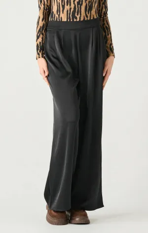 Black Flowy Pants - Small