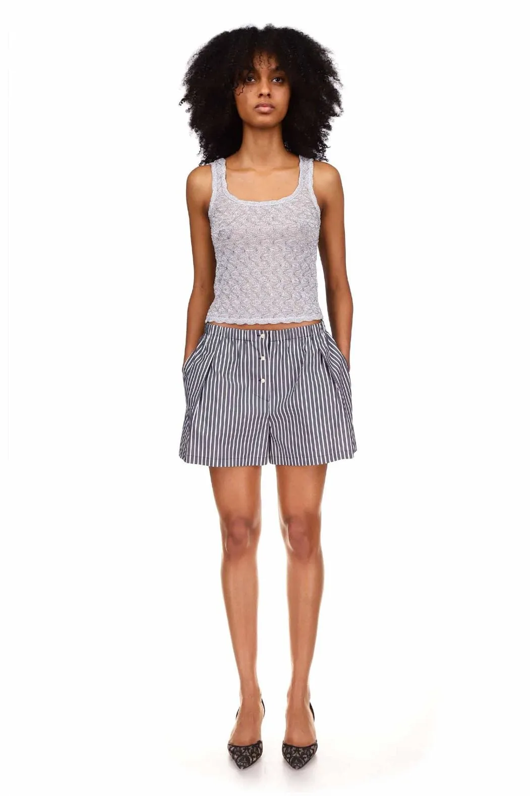 Black Stripe Boxer Shorts