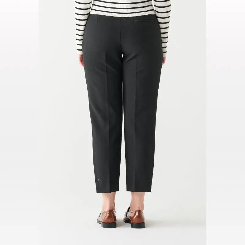 Black Tape High Waisted Pintuct Pant
