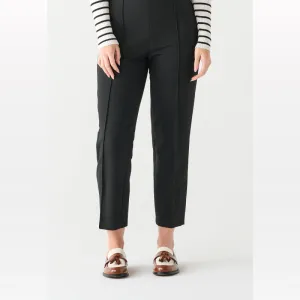 Black Tape High Waisted Pintuct Pant
