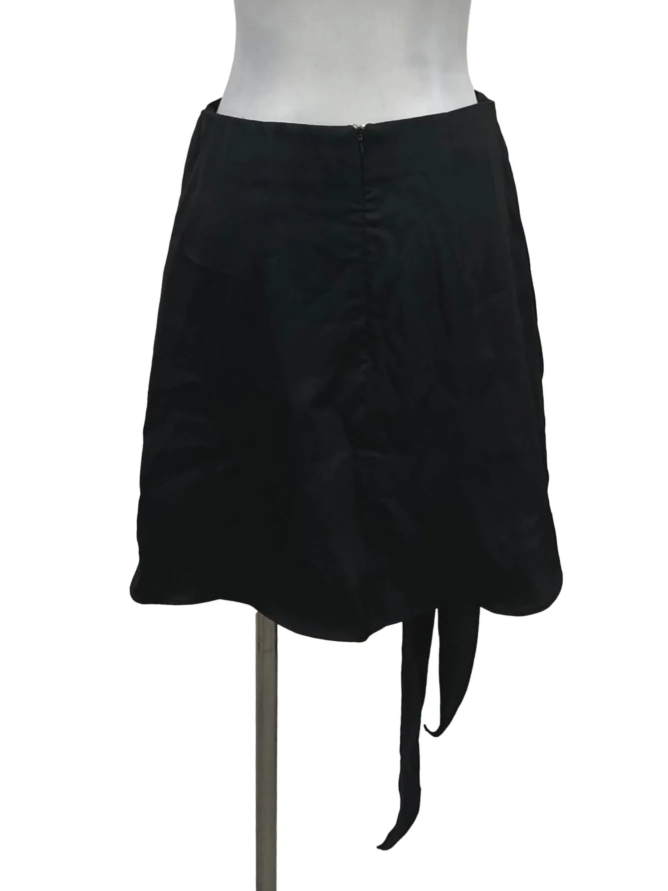 Black Wrap Skirt
