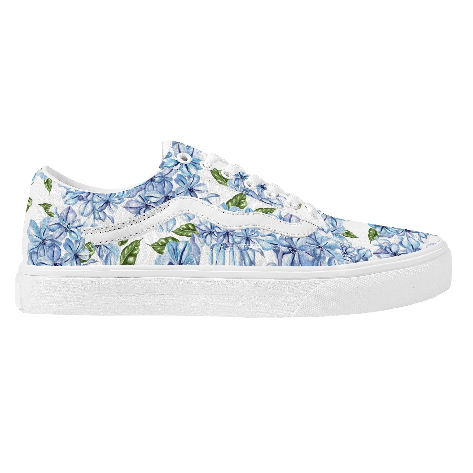 Blue Bloom Low Top Sneaker