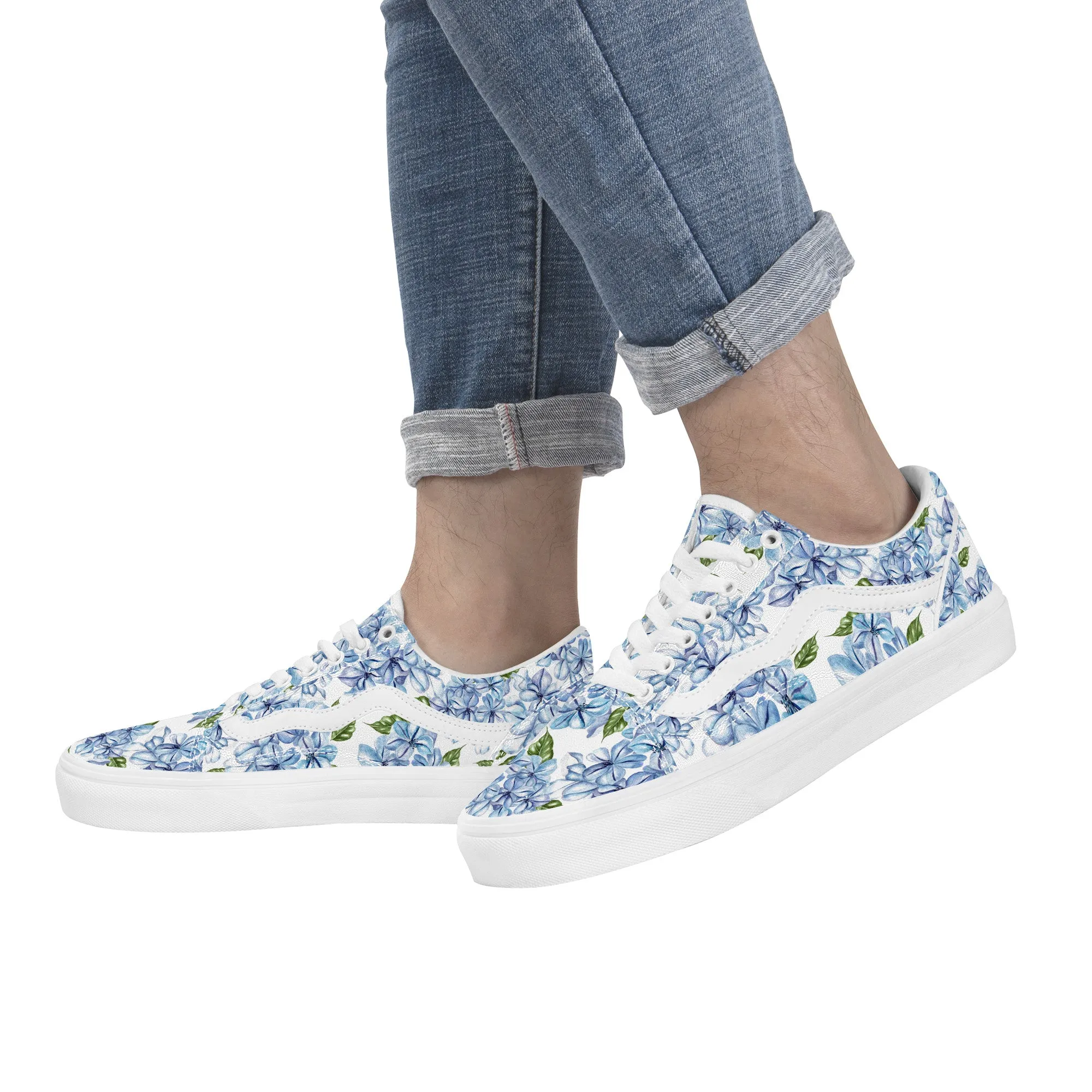 Blue Bloom Low Top Sneaker