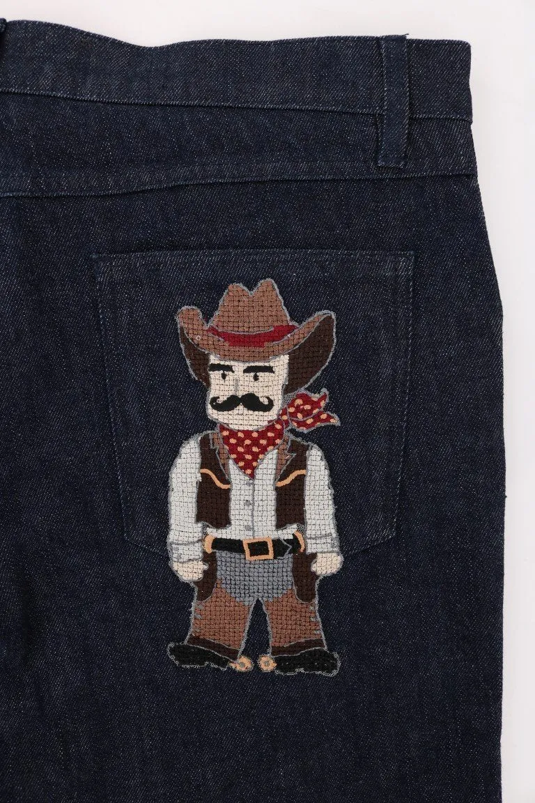 Blue SICILIAN WESTERN Cowboy Jeans