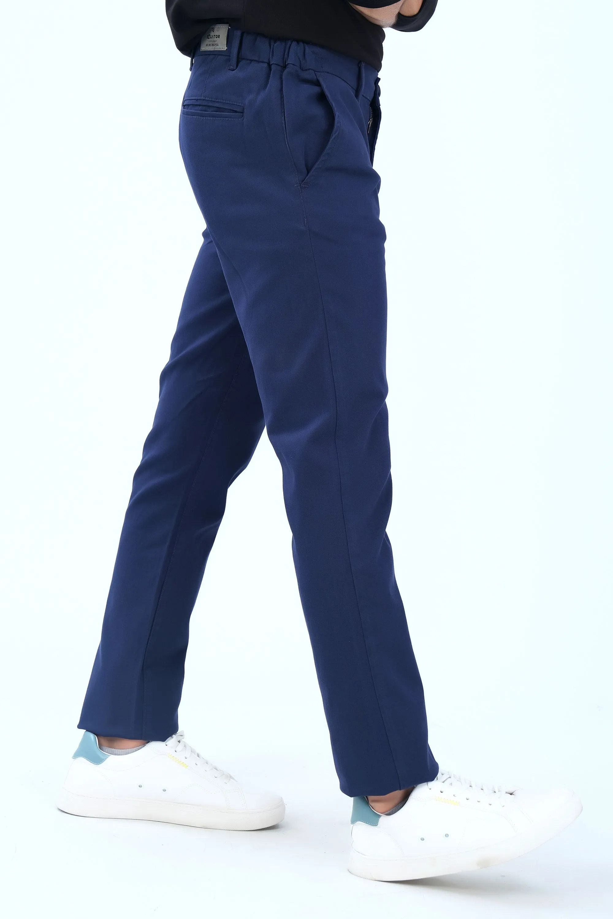 Blue Slim Fit Pants