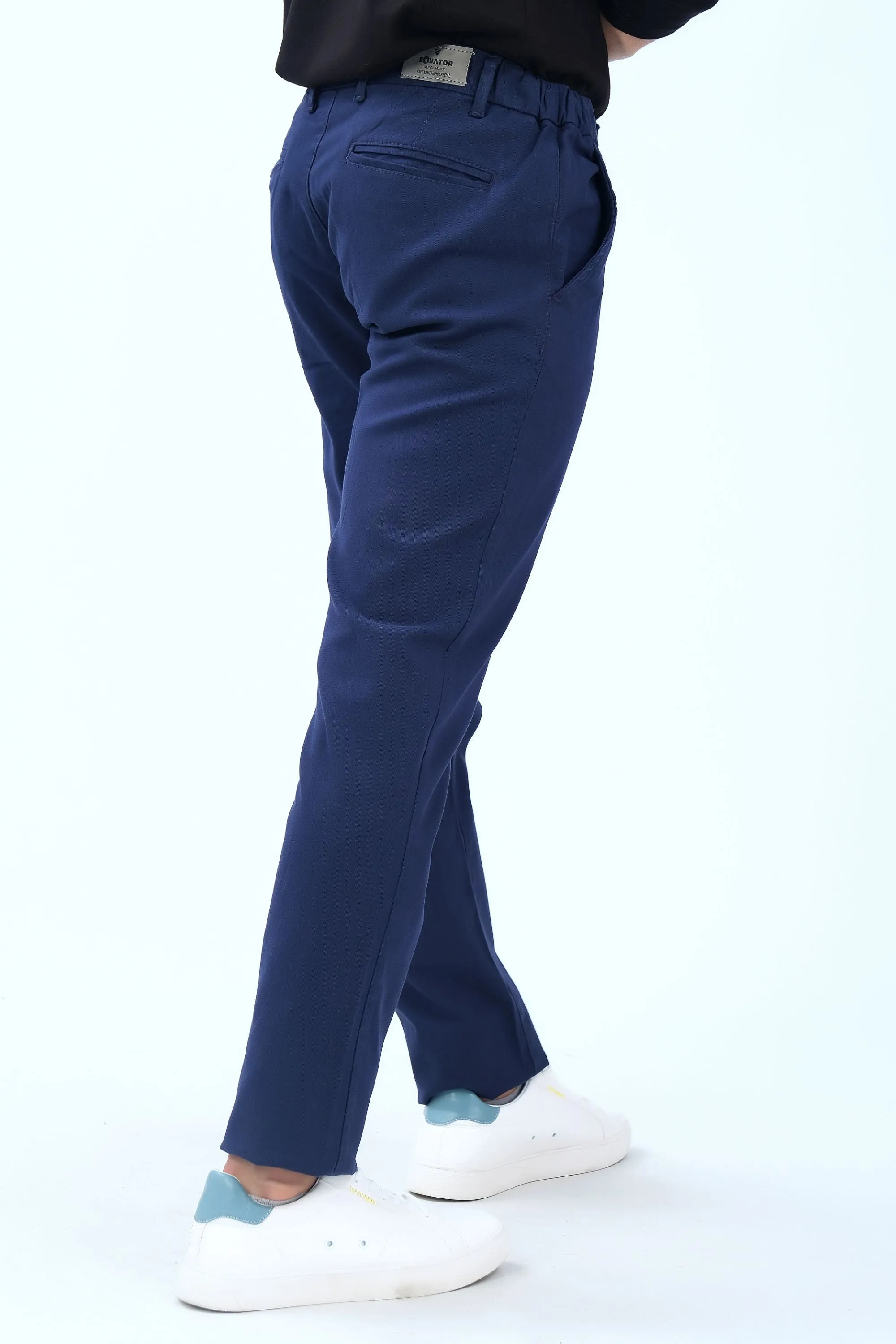 Blue Slim Fit Pants