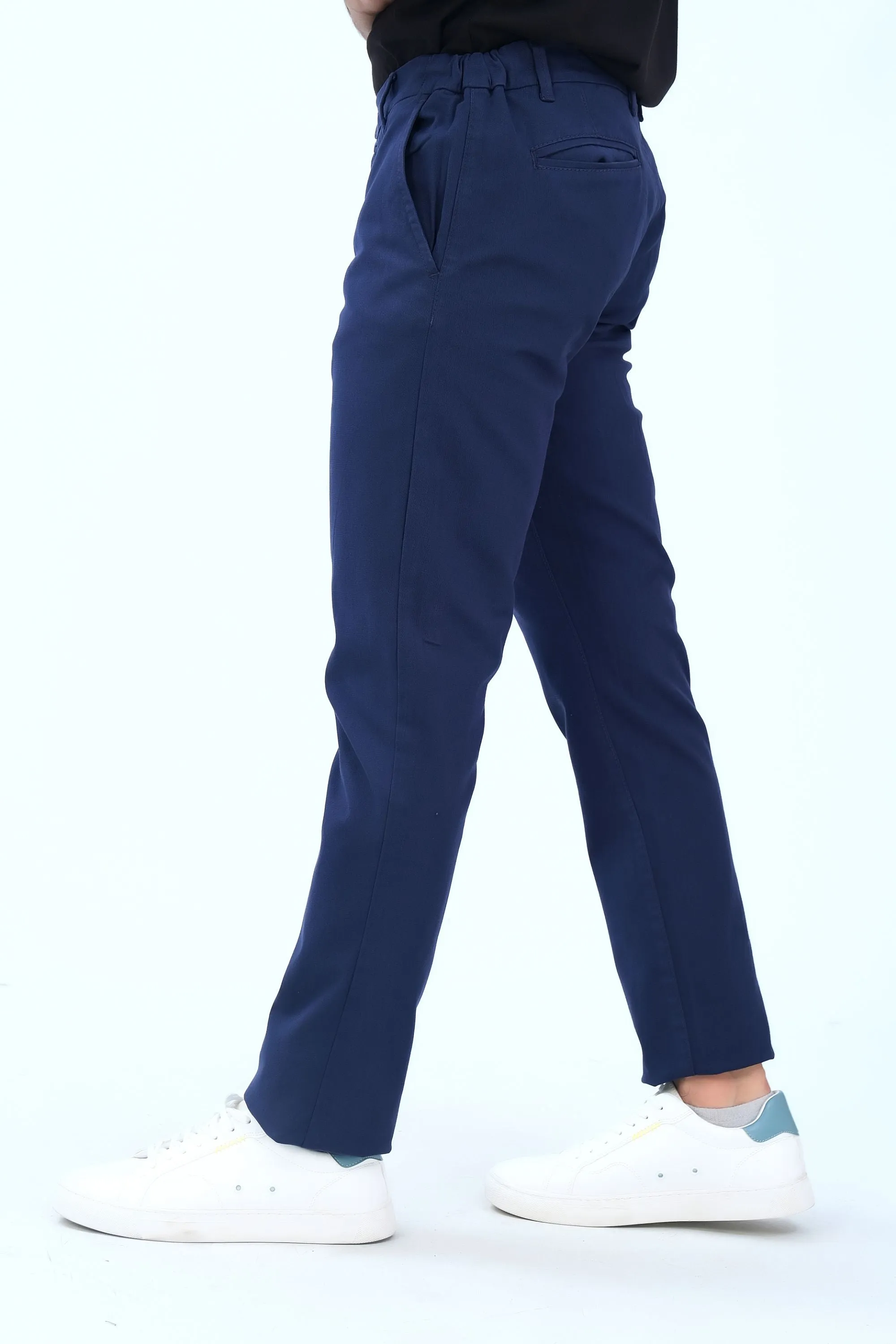 Blue Slim Fit Pants
