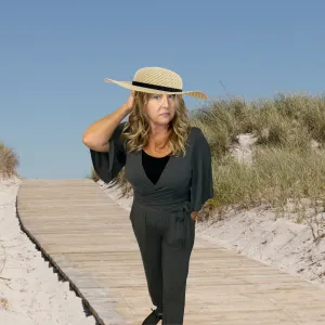 Bohemian Tie Wrap Flowy Mid Sleeve Top | Cottage Beach