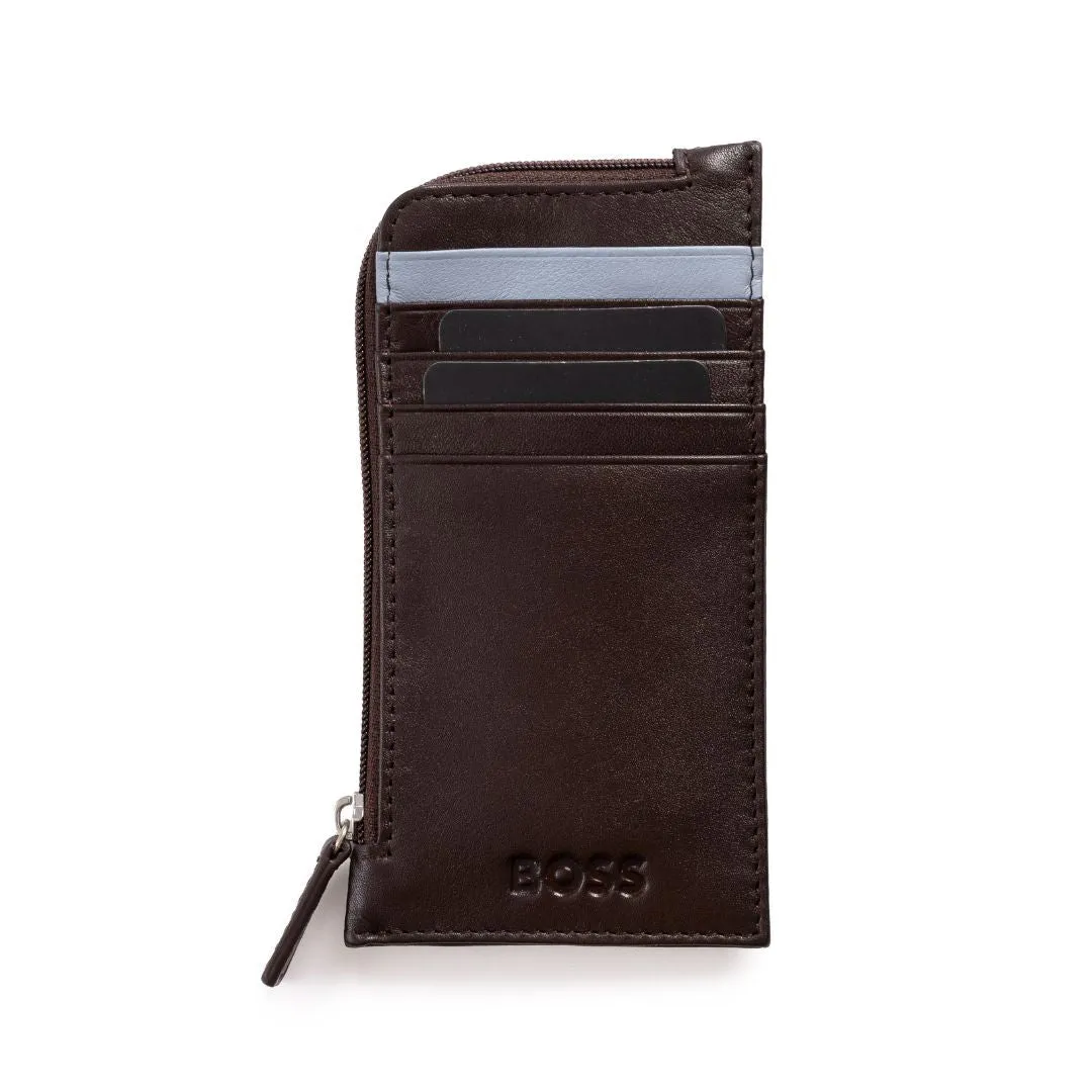 BOSS Zip It Cardholder - BRN