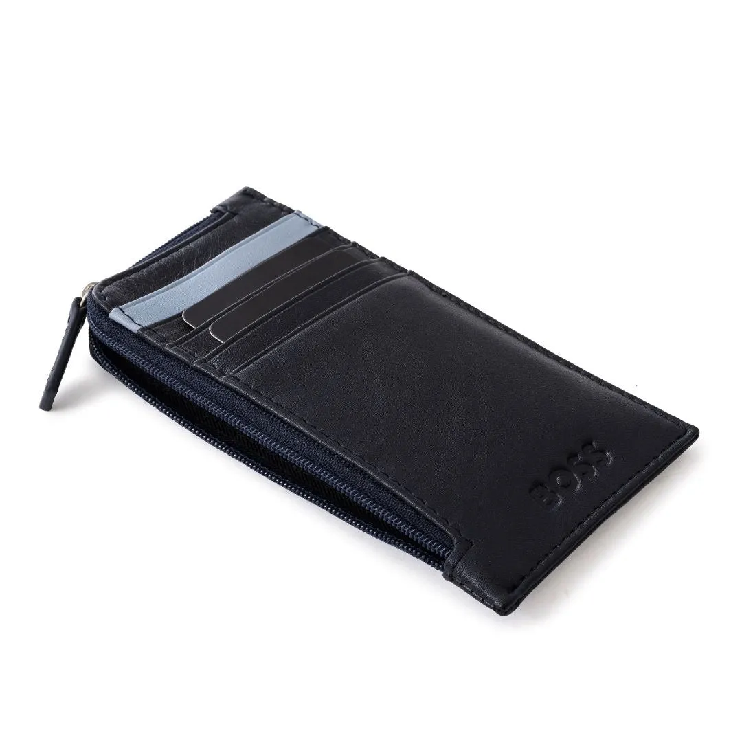 BOSS Zip It Cardholder - DRKNVY
