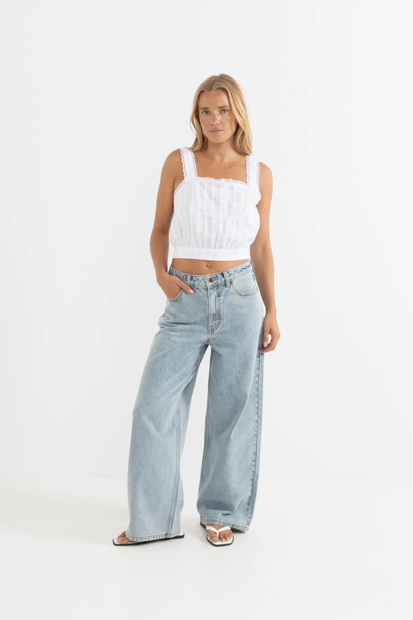 Boyfriend Jean Blue Wash