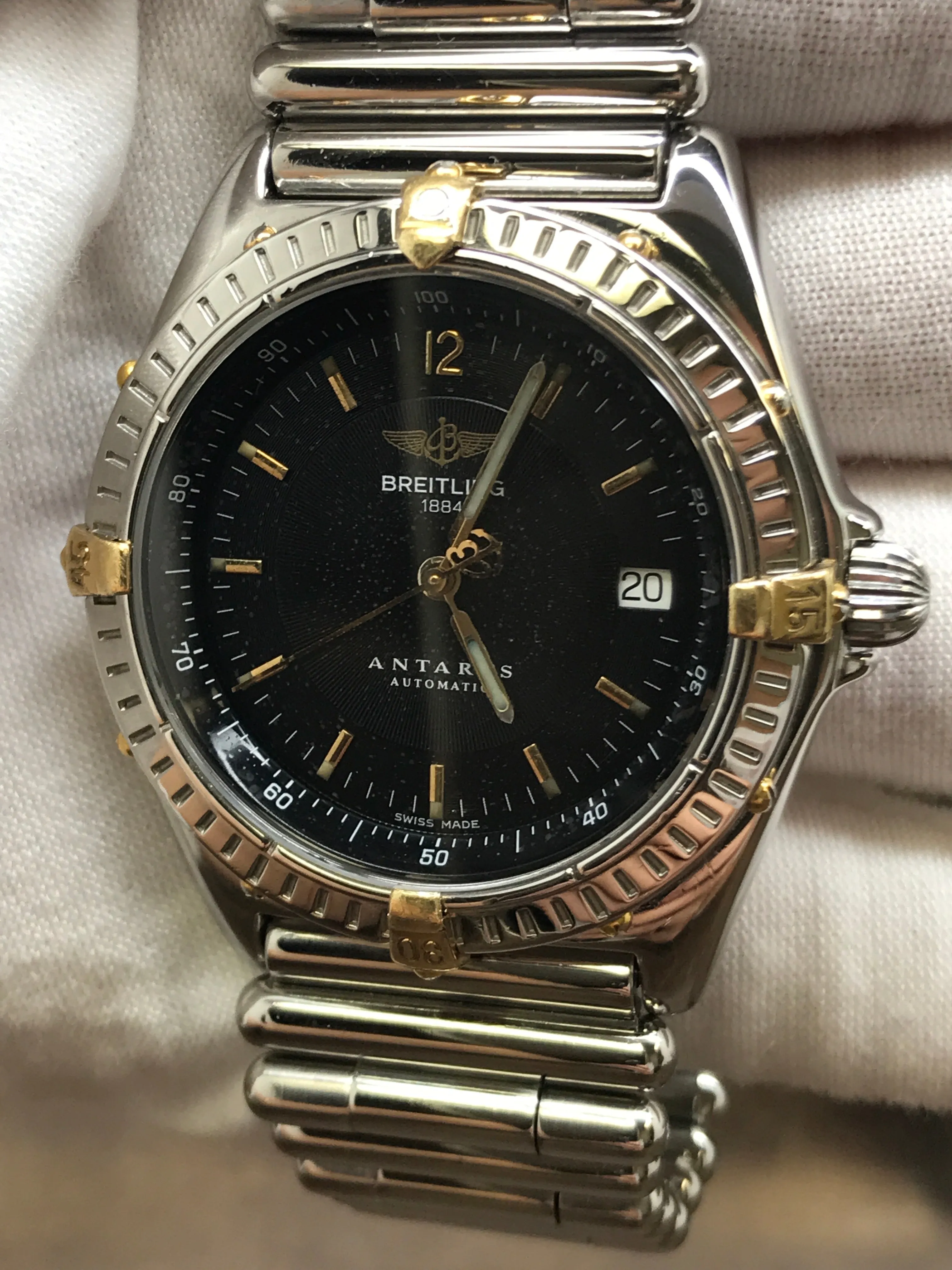 Breitling Antares B10048 Black Dial Automatic  Men's Watch