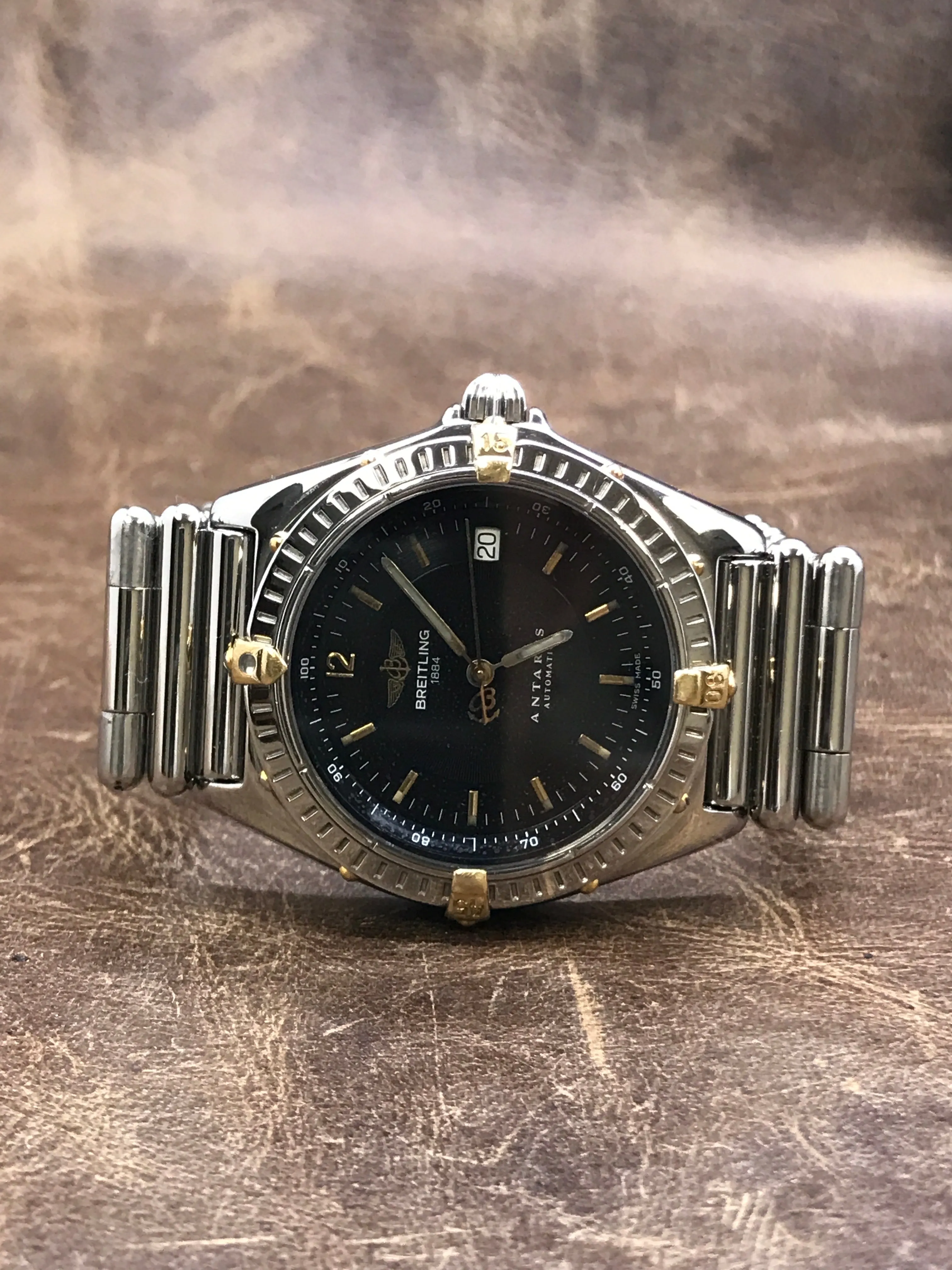 Breitling Antares B10048 Black Dial Automatic  Men's Watch