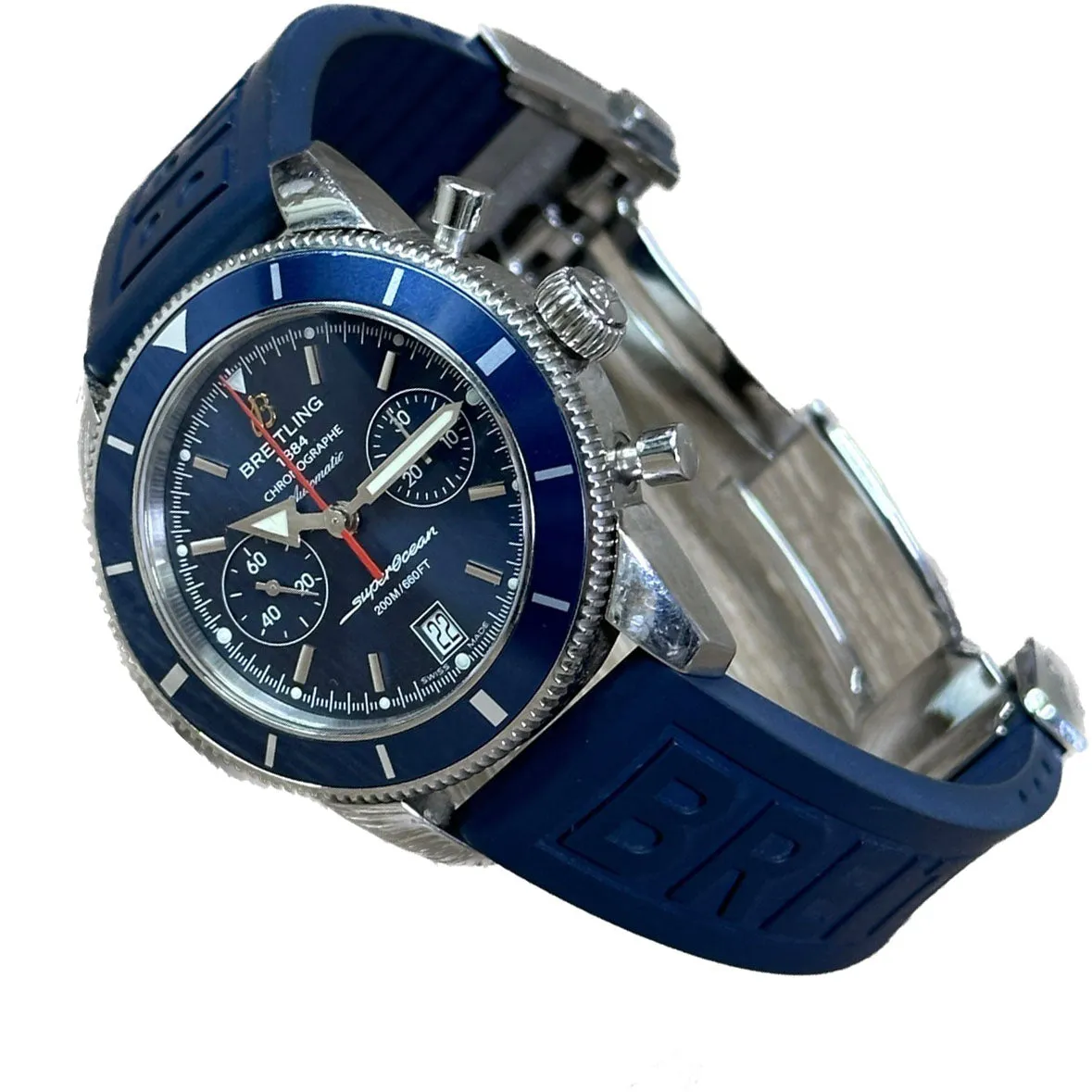 Breitling Superocean Heritage Chronograph Blue Dial