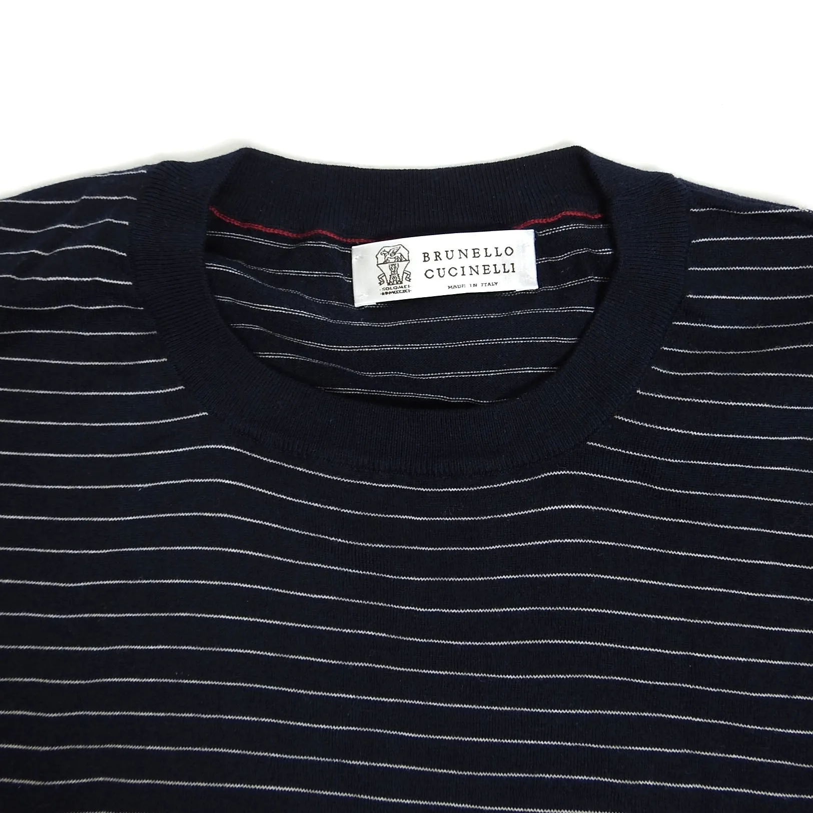 Brunello Cucinelli Striped LS T-Shirt Size 54