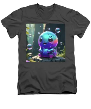 BubbleBoo The Forest Guardian - Men's V-Neck T-Shirt
