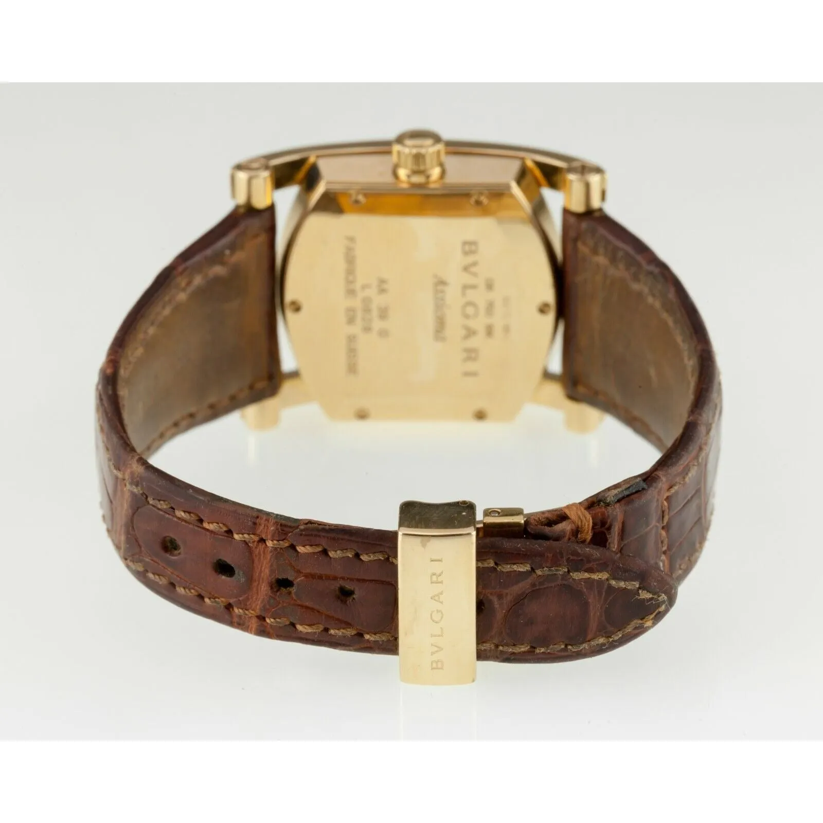 Bulgari Bvlgari Assioma Women's 18k Yellow Gold Quartz Watch w/ Box & Papers 39G