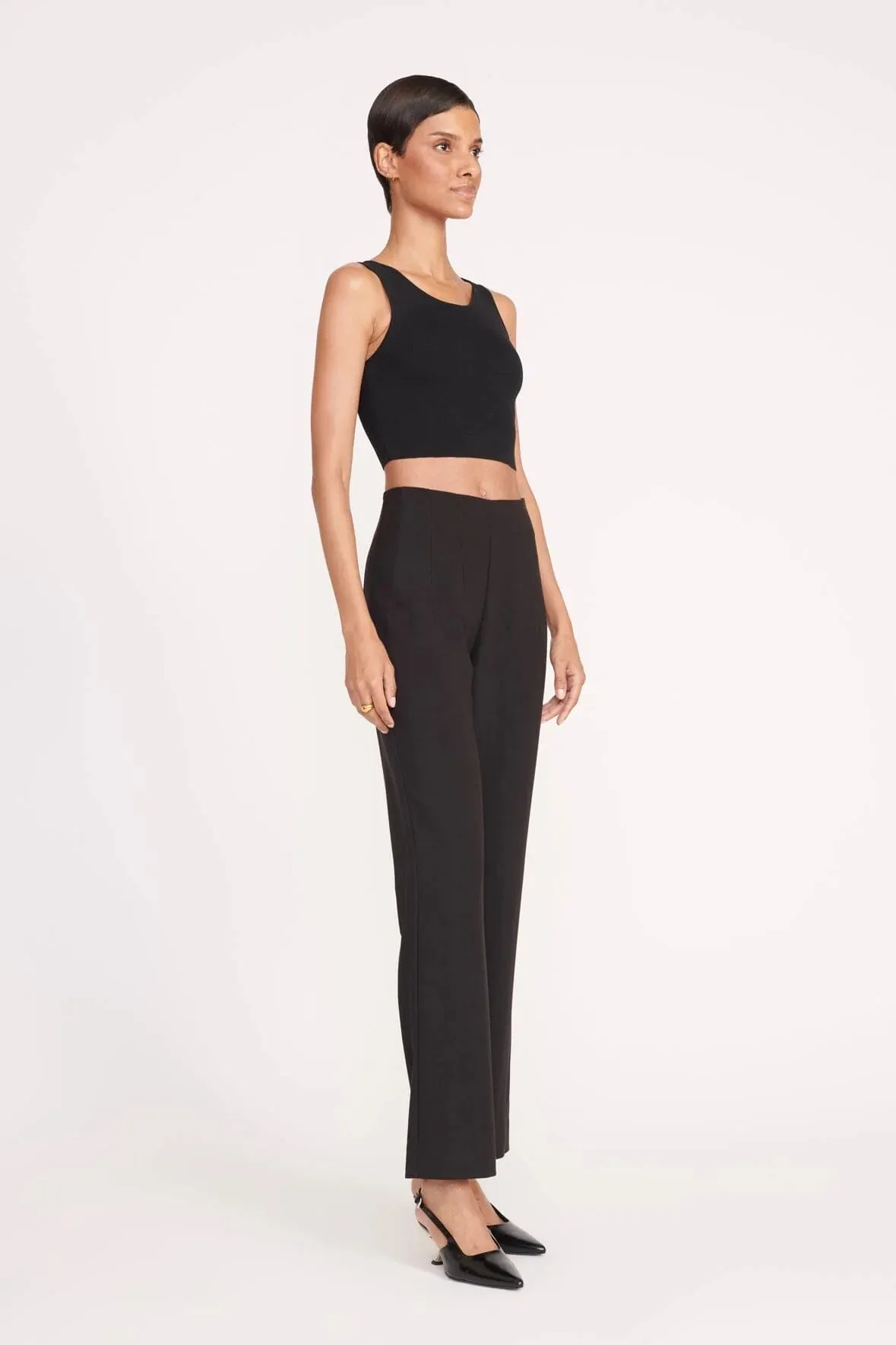 Caleb straight leg pant -Black