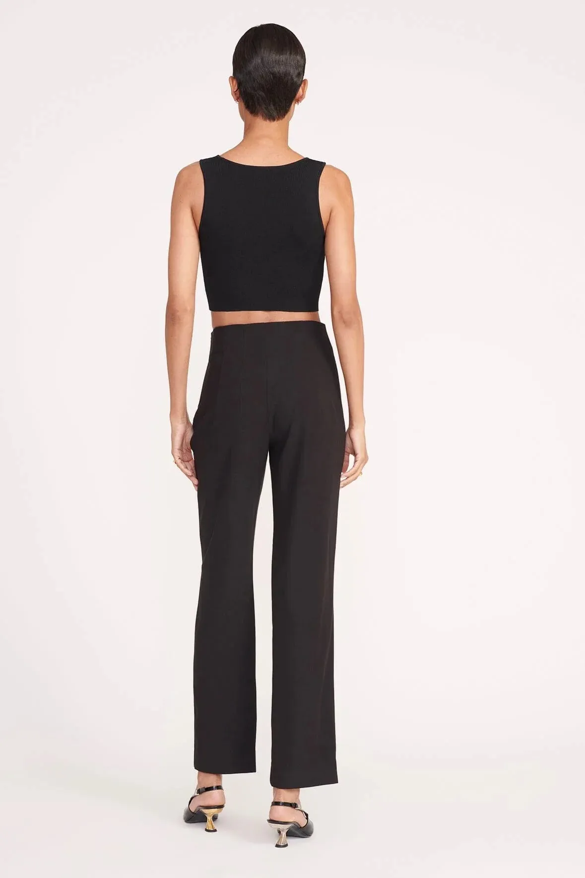 Caleb straight leg pant -Black