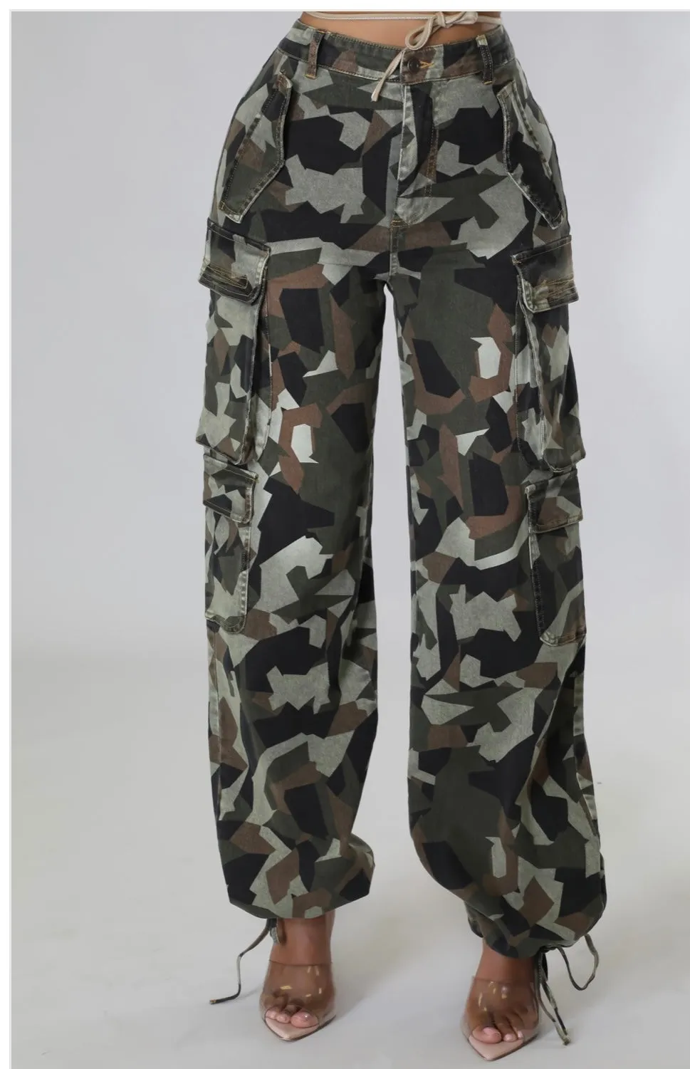 Camouflage Life High-Waisted Pants