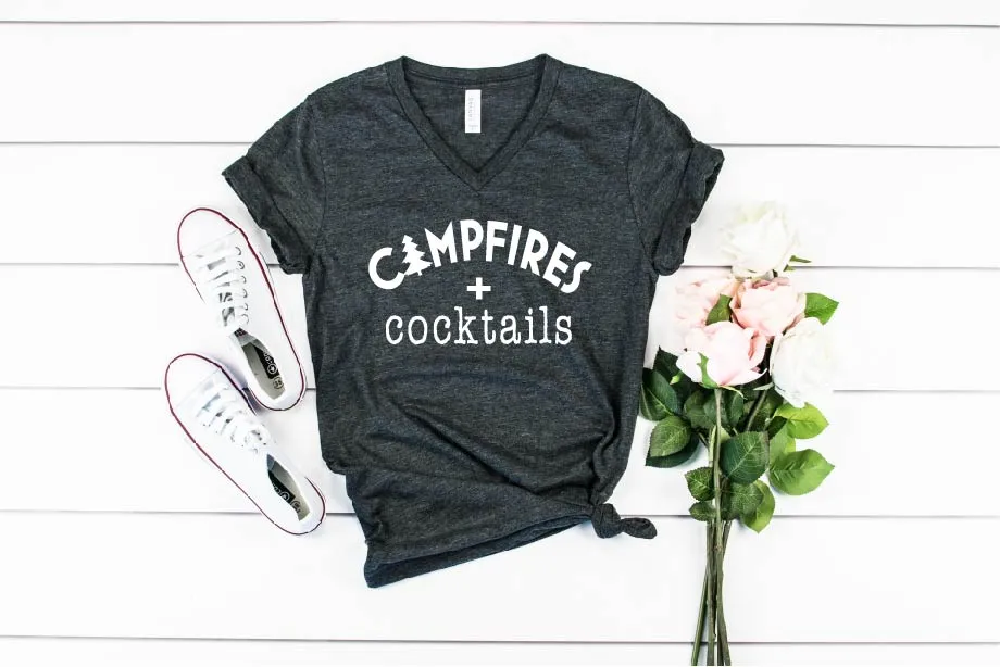 Campfires and Cocktails Shirt