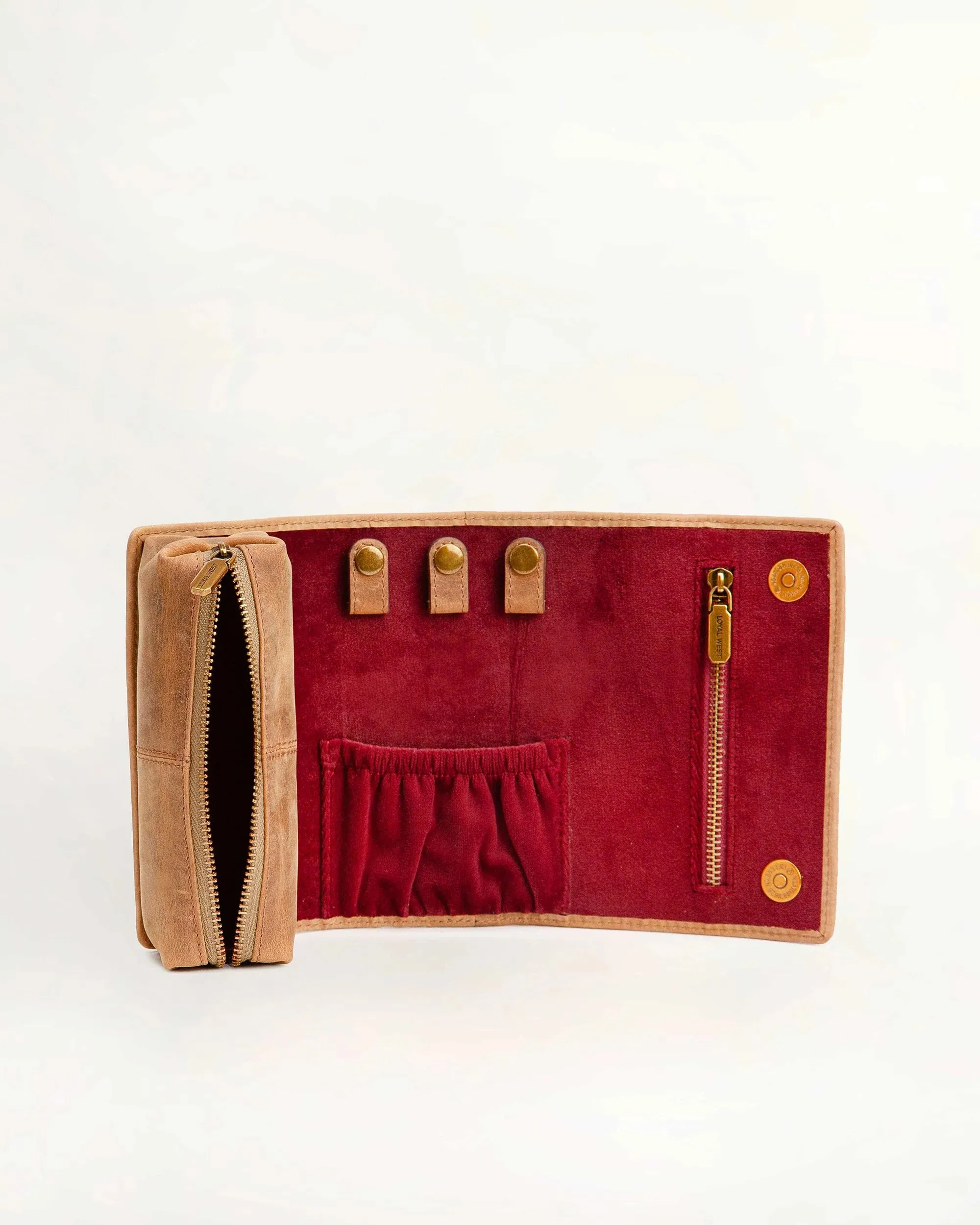 Canyon Jewelry Case - Handtooled Leather