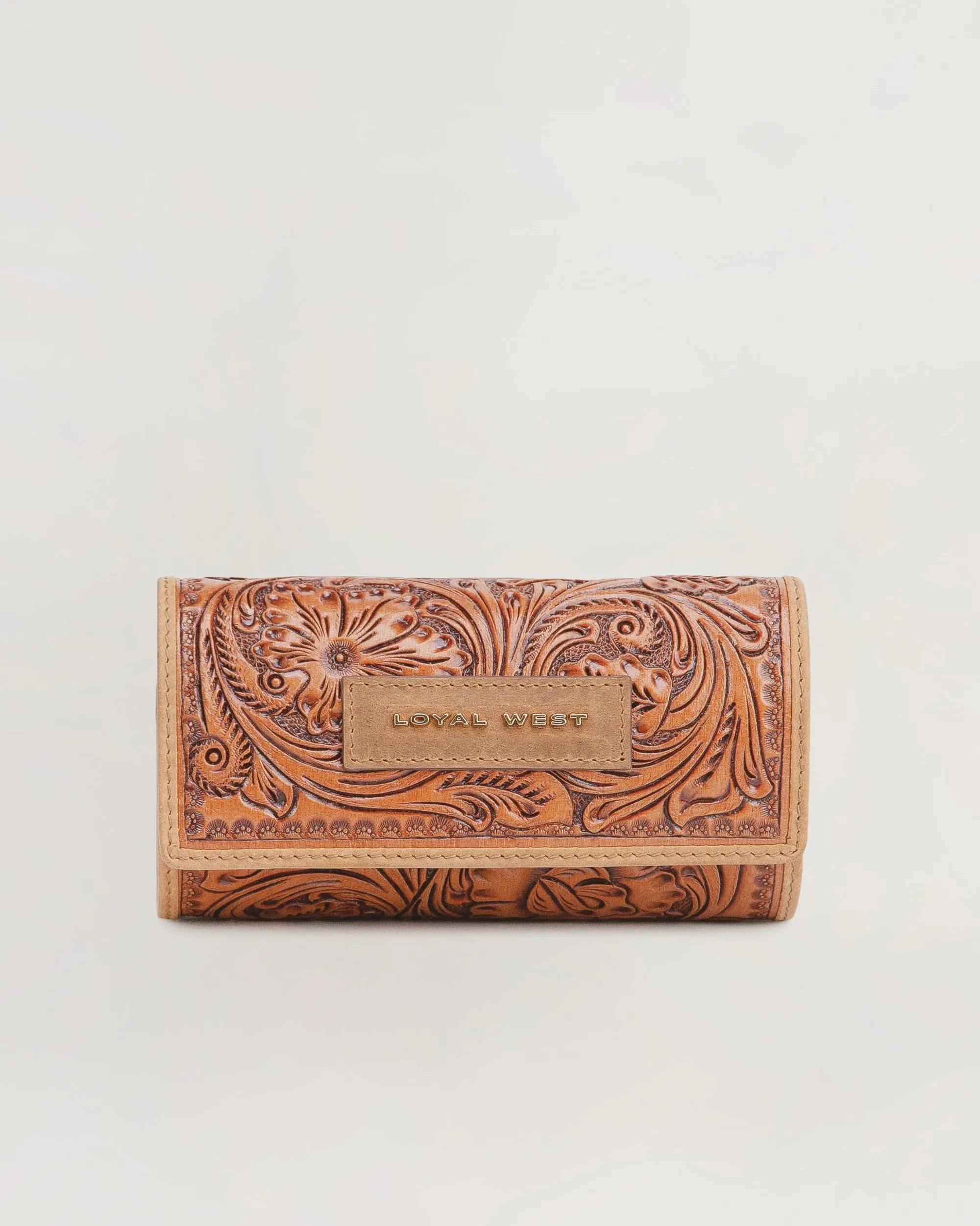 Canyon Jewelry Case - Handtooled Leather