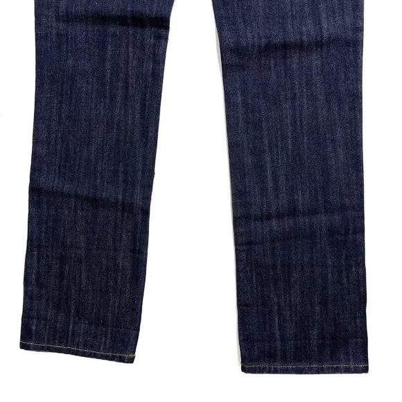 Carmar LF Women’s Size 24 Dark Blue Non-Stretch Denim Low Rise Baggy Jeans NWT
