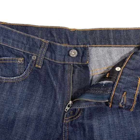 Carmar LF Women’s Size 24 Dark Blue Non-Stretch Denim Low Rise Baggy Jeans NWT