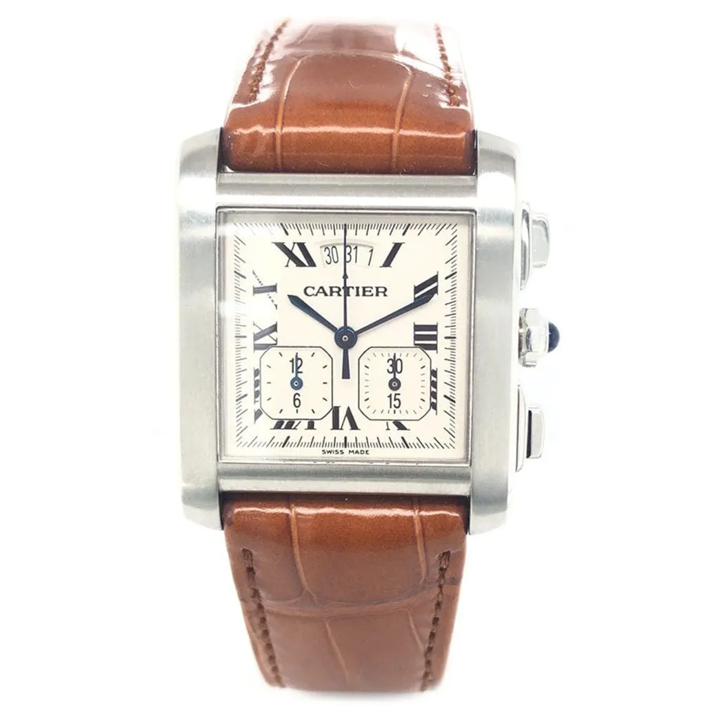 Cartier Tank Francaise Chronograph W51024Q3 - Certified Pre-Owned