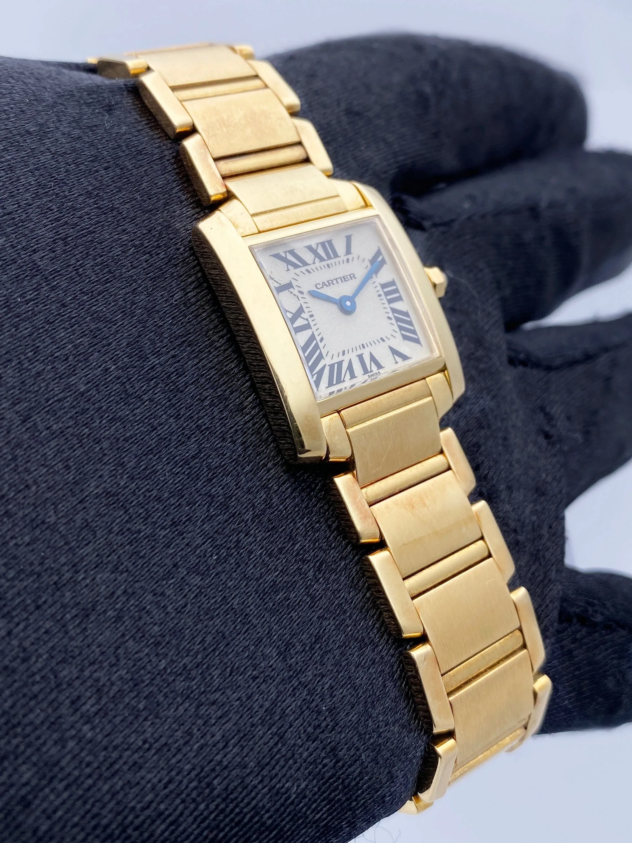 Cartier Tank Francaise W50002N2 Yellow Gold Ladies Watch
