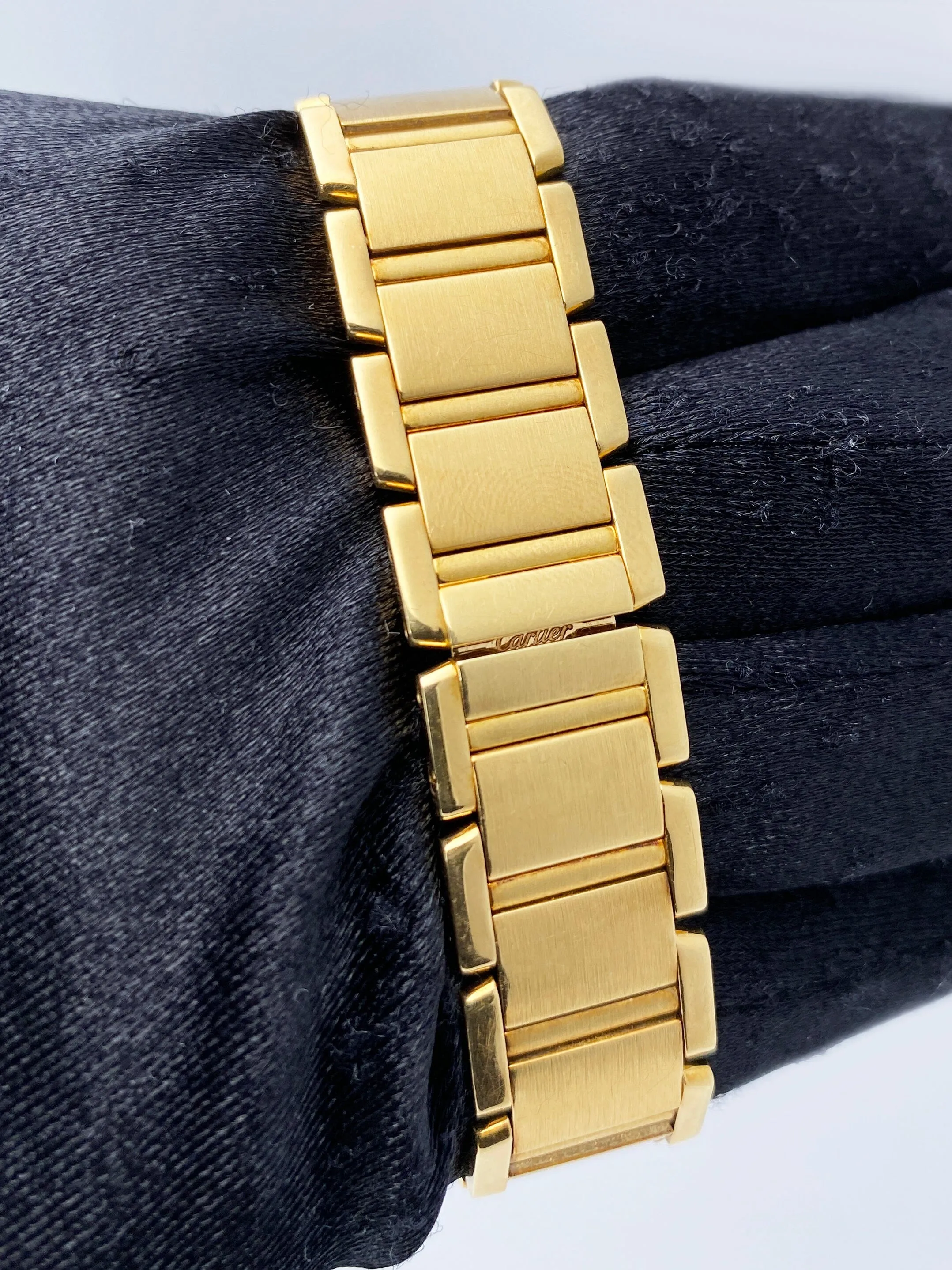 Cartier Tank Francaise W50002N2 Yellow Gold Ladies Watch