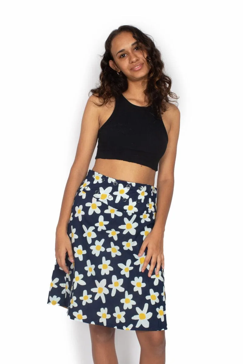 Chameleon Skirt - Tropical Jungle / Daisy Patch