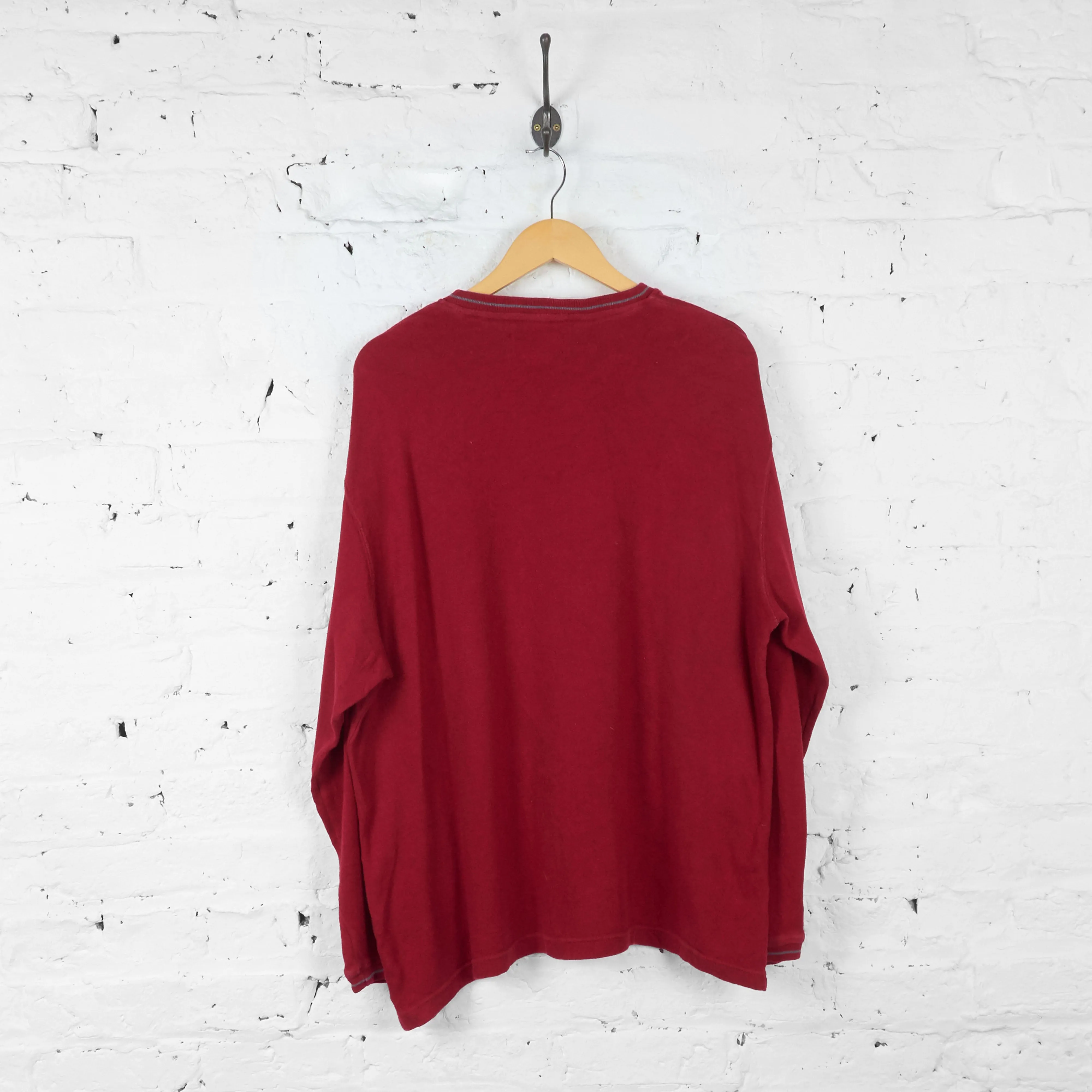 Chaps Ralph Lauren Long Sleeve T Shirt - Red - L