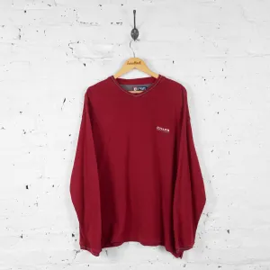 Chaps Ralph Lauren Long Sleeve T Shirt - Red - L