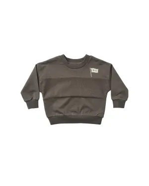 CHARCOAL CREW NECK