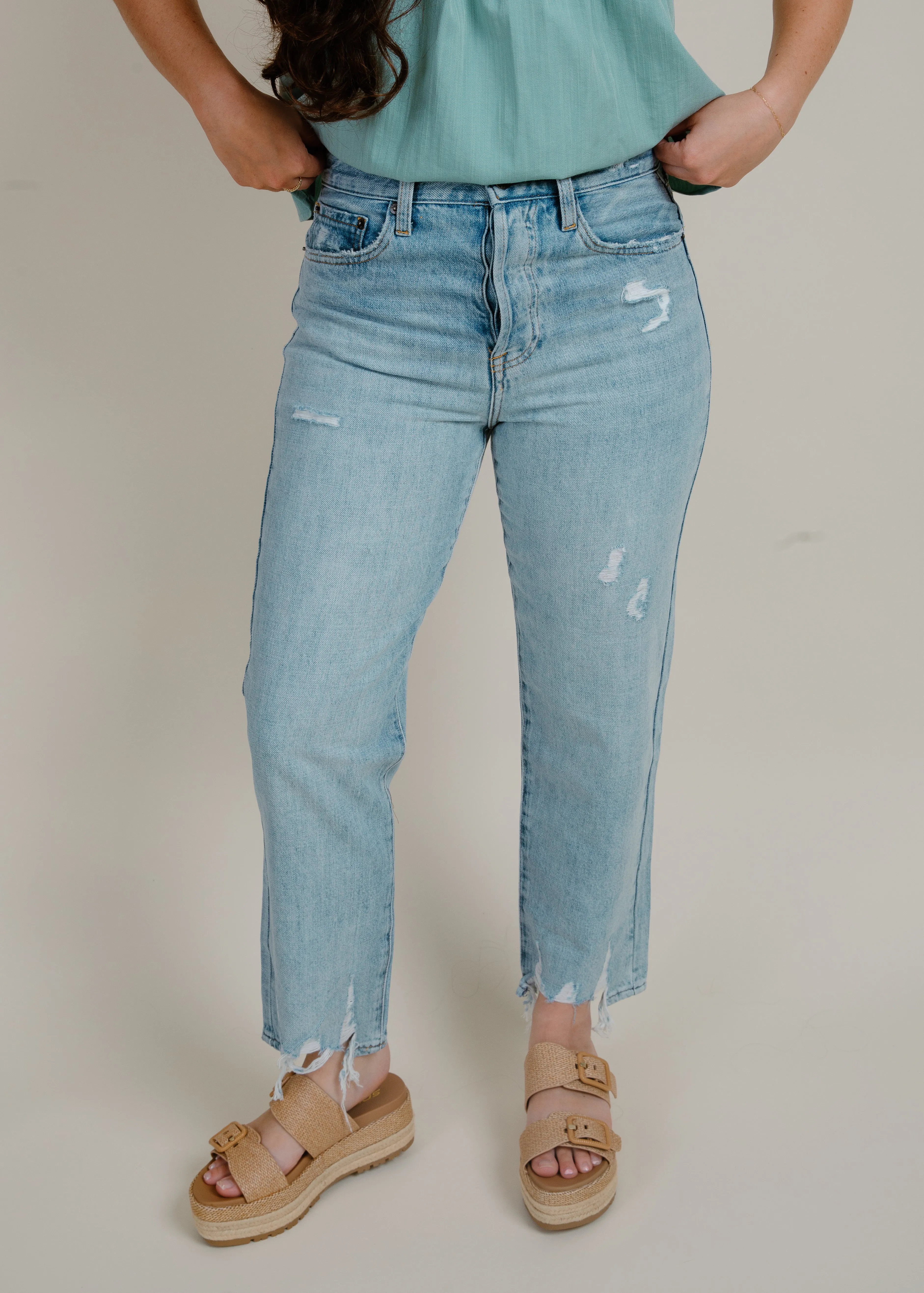 CHARLIE HIGH RISE DENIM - RUTHLESS