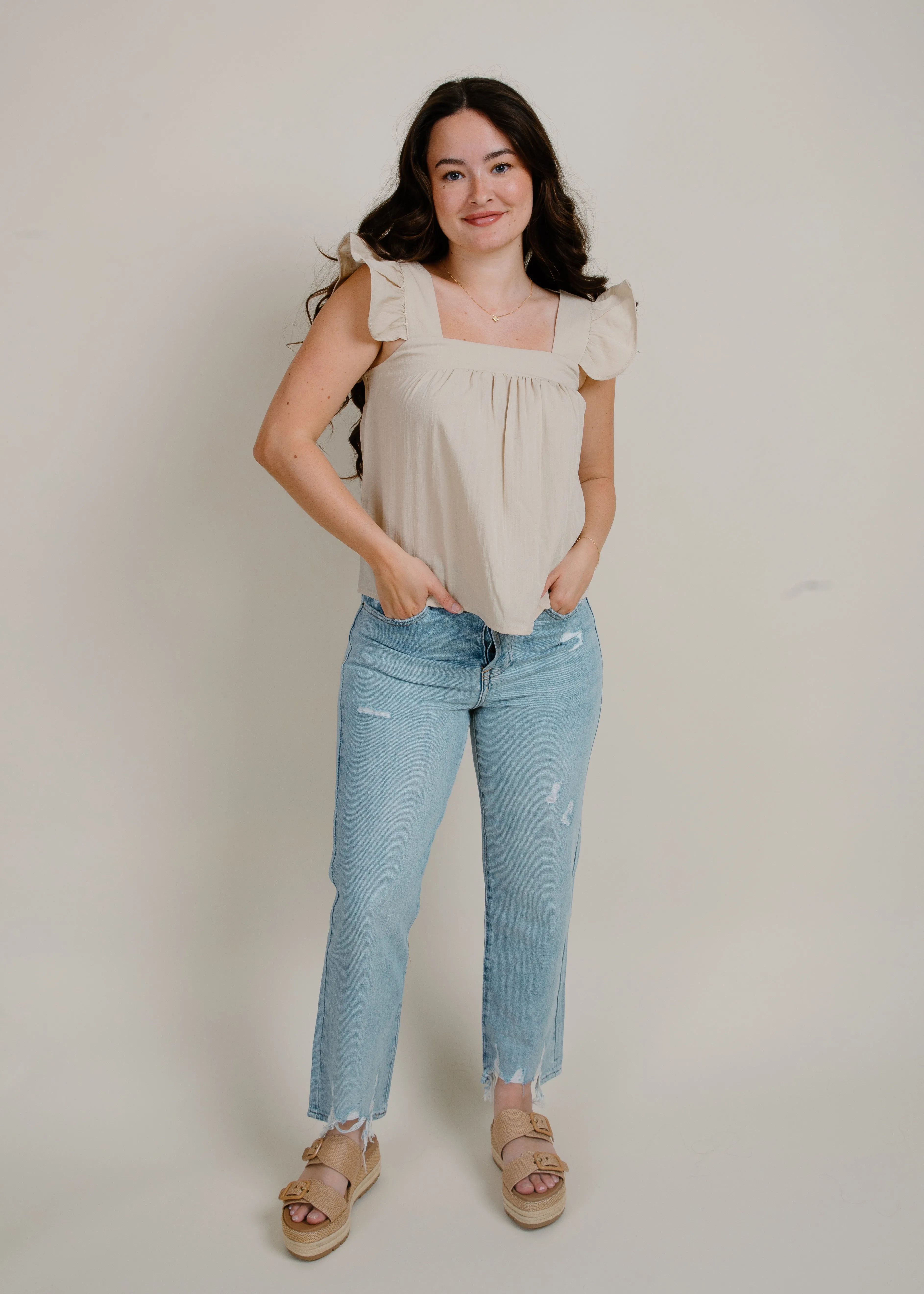 CHARLIE HIGH RISE DENIM - RUTHLESS